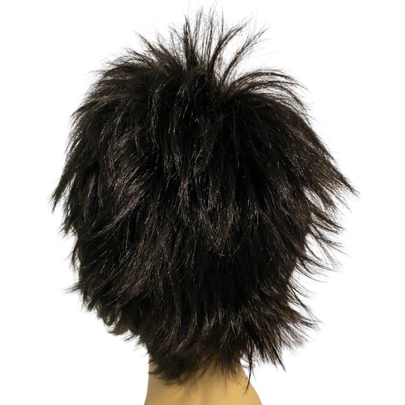 Spikey Razor Layered Wig Jet Black for Women One Size NWT - Picture 13 of 15